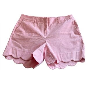 NWT Petal Pink Scallop Hem Women’s Shorts in Size 12